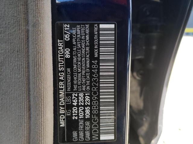 Mercedes-Benz C 300 4Matic 2012 Blue 3.0L 6 vin WDDGF8BB9CR236484