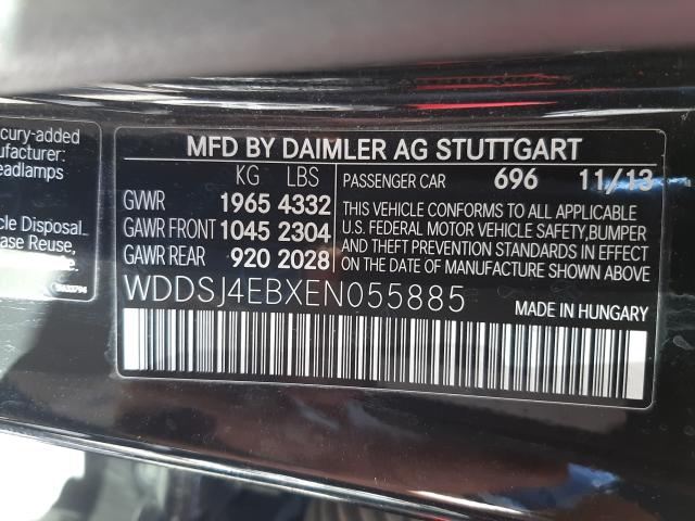 Mercedes-Benz Cla 250 2014 Black 2.0L 4 vin WDDSJ4EBXEN055885